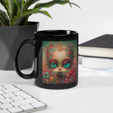 Urban Jungle Black Glossy Mug - Beyond T-shirts